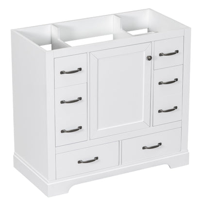 36 inch bathroom vanity cabinet base white with dimensions