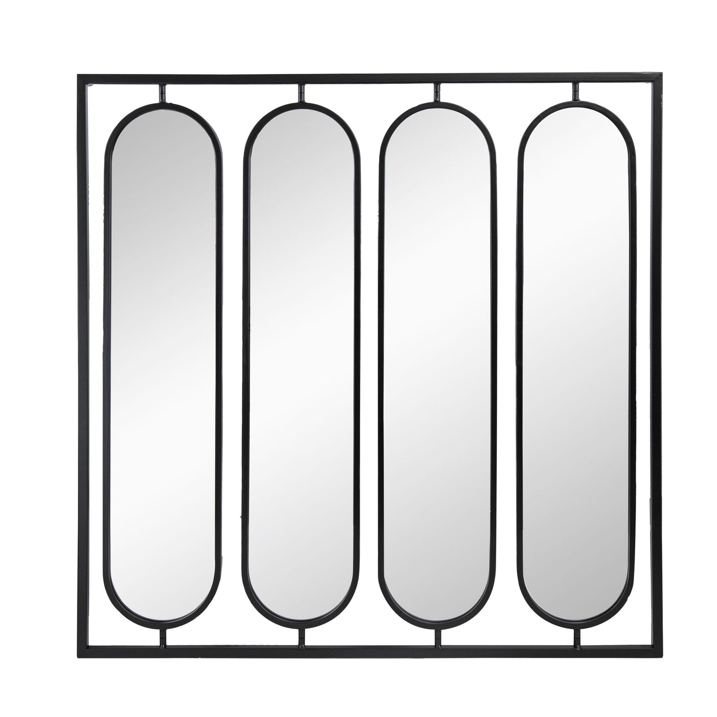 36 inch wall mirror for living room black square frame