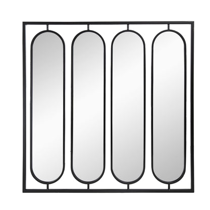 36 inch wall mirror for living room black square frame