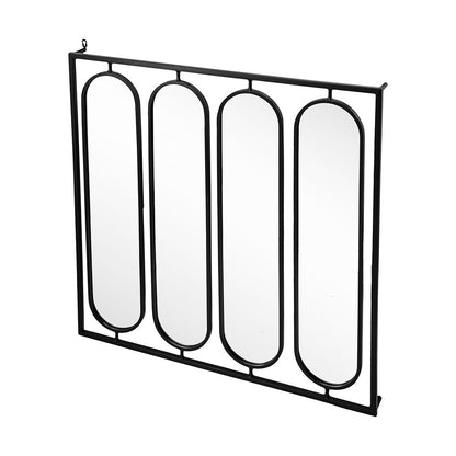 36x36 wall mirror black frame packaging view