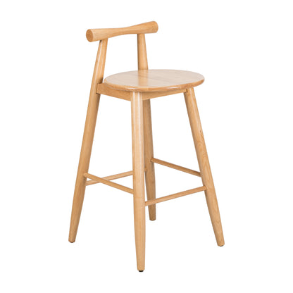 Grove Indoor Rubberwood Barstool, Natural Finished, Set of 2 image 9
