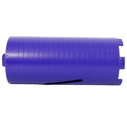 4 inch Diamond Dry Core Drill Bit, Upgraded Welded Core Bits for Concrete with Rebar, Masonry, Brick, Mortar – 5/8"-11 Thread,turbo image 3