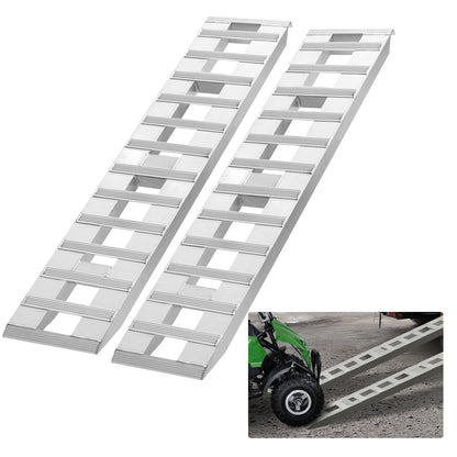72" x 15" Aluminum Ramps 6000 LBS Capacity Loading Ramps 2PCS image 8