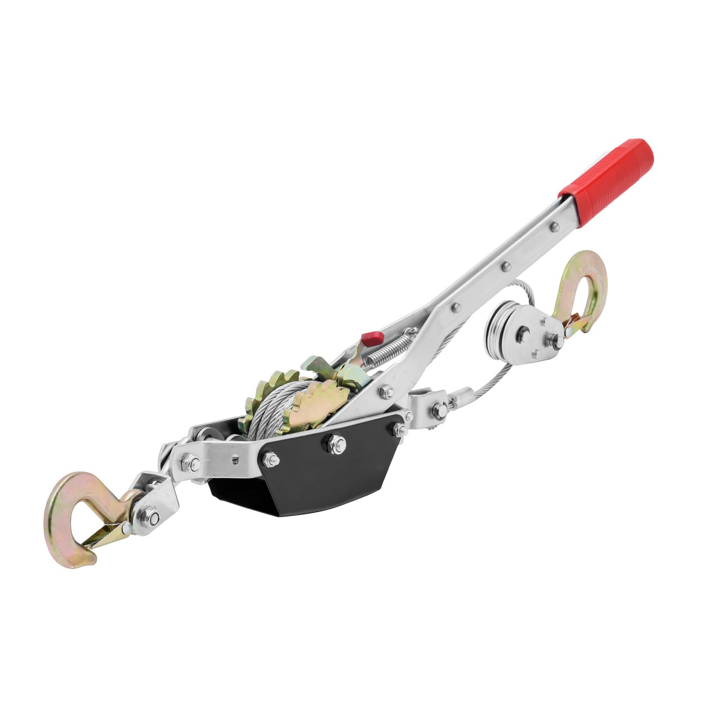 Come Along Winch, 2 Ton (4,409 lbs) Pulling Capacity, 12 ft Steel Cable, 2 Hooks, Heavy Duty Ratchet Power Puller Tool with Dual Gears, Automotive Hoist Cable Puller Ideal for Vehicle Rescue image 9