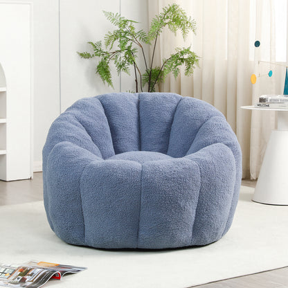 Bean Bag Chair, Bean Bag Sofa Chair with Armrests Stuffed High-Density Foam, Lazy Sofa Comfy Chairs BeanBag Chair for Adults in Living Room,Bedroom Reading image 2