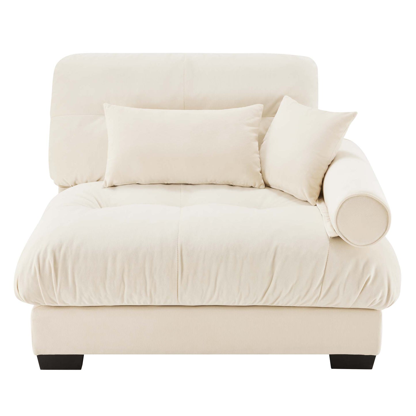 Milano Sofa RSF W/3 pillows - Cream image 1