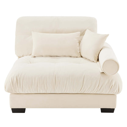 Milano Sofa RSF W/3 pillows - Cream image 1