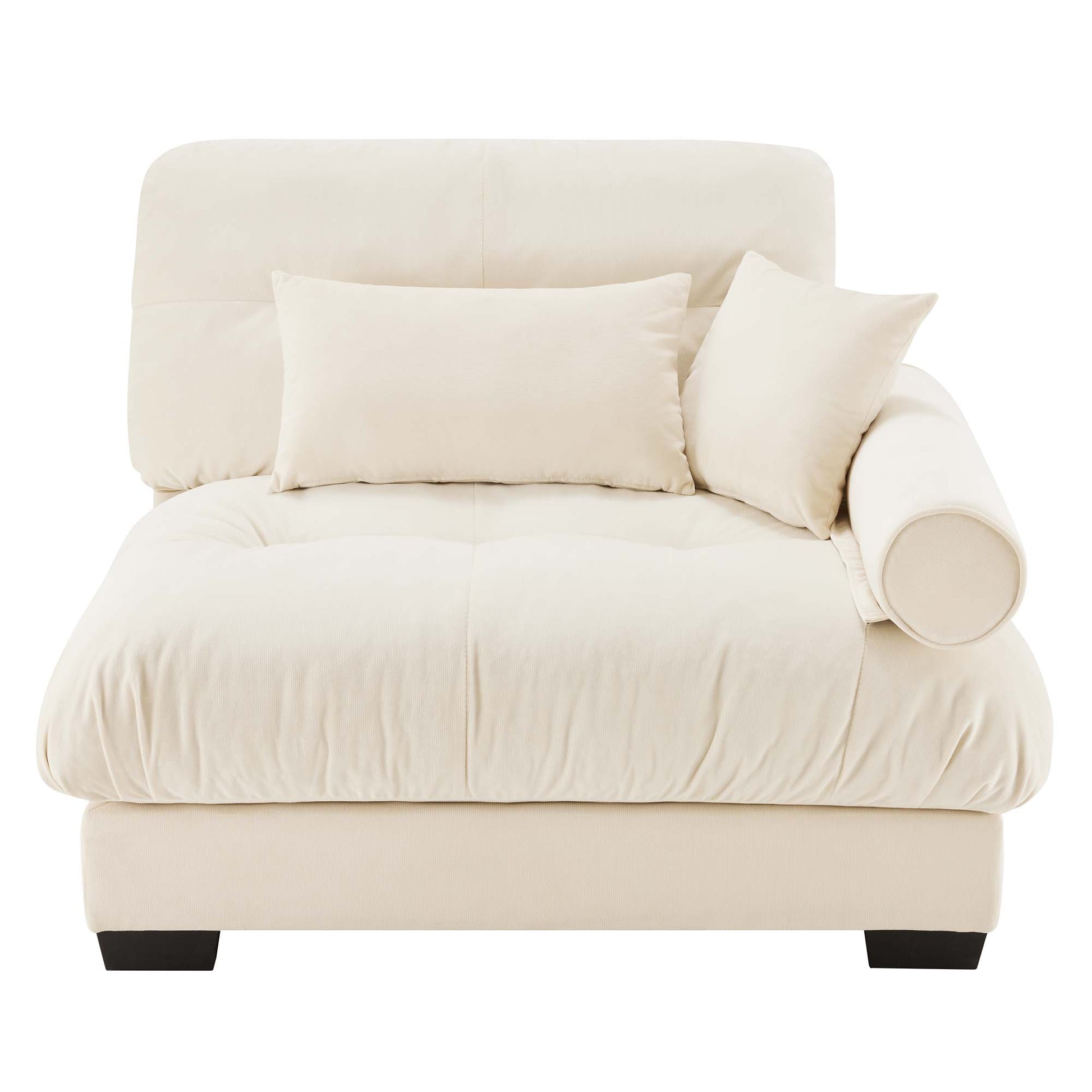 Milano Sofa RSF W/3 pillows - Cream image 1