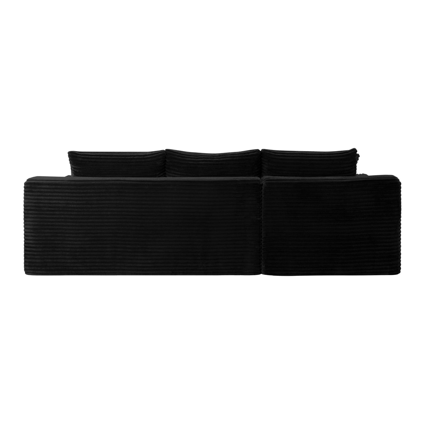106.3" U-Shaped Cloud Sectional Sofa with Deep Seat,No Assembly Required,Modular Couches Sleeper for Living Room,Bedroom,Apartment image 11
