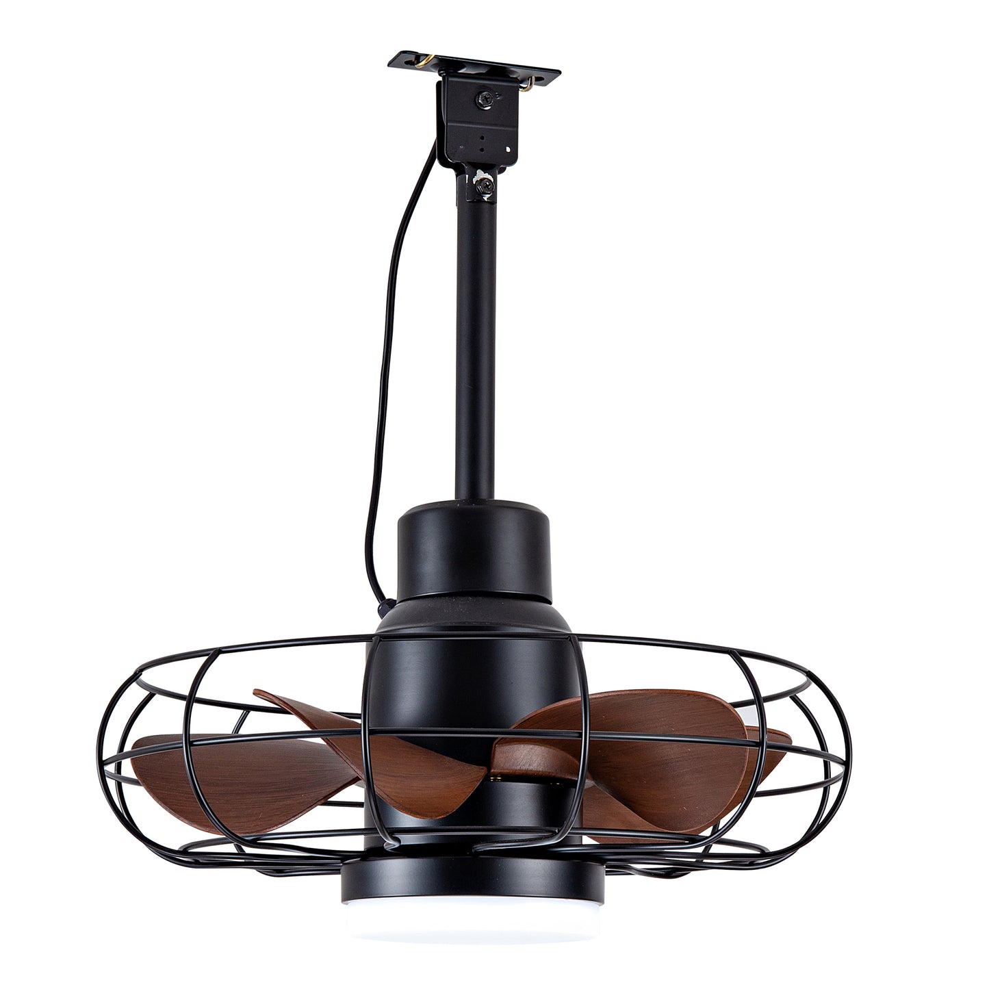 20" Outdoor Ceiling Fan with Lights for Patios, Gazebo and Pergola. Plug in Gazebo Ceiling Fan with Remote Control, Waterproof Caged Hanging Fans with Hook and strap image 9