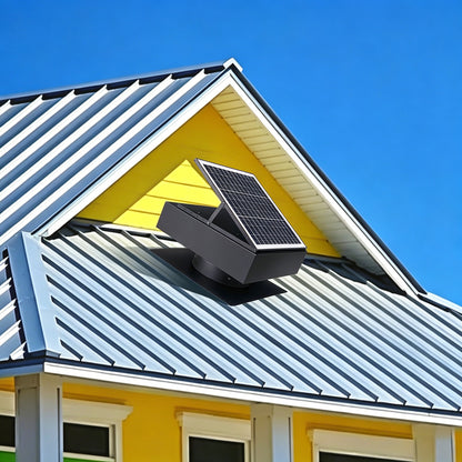 12" Solar Roof Vent Fan,40W Dual Power Attic Exhaust Fan with 3-Speed Remote & 25°C Auto Start,1200 CFM,MPPT Controller Solar Ventilator image 1