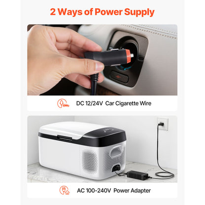 Car Refrigerator, DC 12/24V AC100-240V Compressor Electric Cooler, -4°F to 68°F Car Fridge with APP Control, 16 QT Cars Freezer for RVs, Campsites, Boats, Camping, Fishing, 60W Portable Freezer image 6