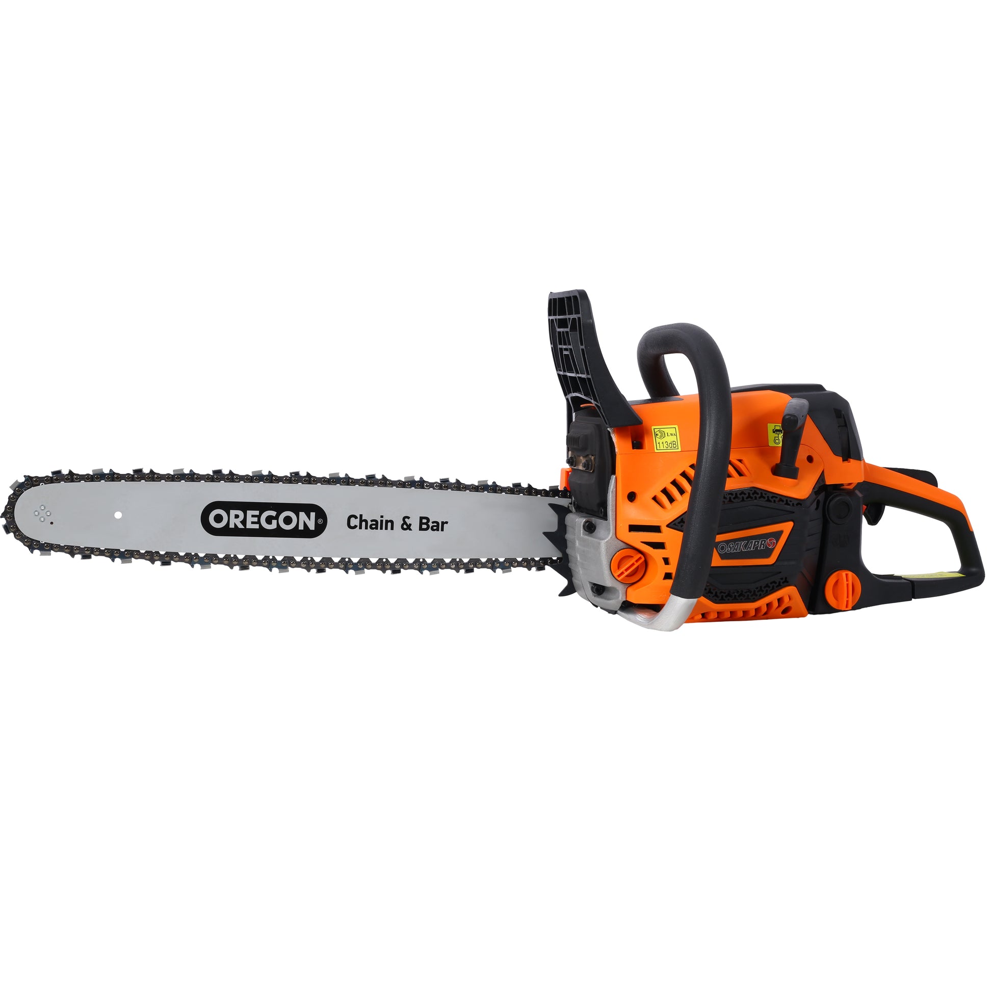 62CC Gas Powered Chainsaw, 20 Inch Oregon Chain&Bar 2-Cycle Petrol Handheld Cordless Chain Saw, Gasoline Gas Chainsaws for Tree Wood Cutting,WITH OREGON CHAIN&BAR,EPA compliant image 3