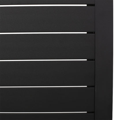 CAPE CORAL ALU C-SHAPED TABLE BLACK image 10