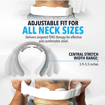 Neck TENS Machine with Heat - USB charging cable included