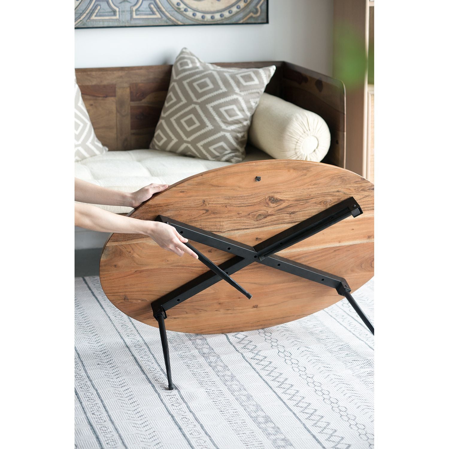 39x26x16" Oval Cofe Table image 17