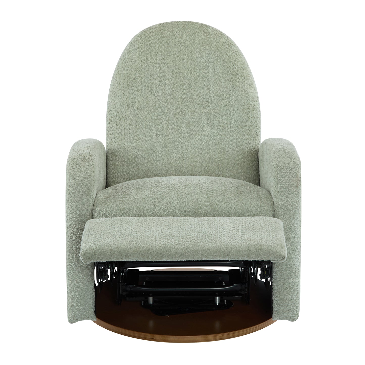 360 Swivel and Glider Recliner Chair-Light Green image 4