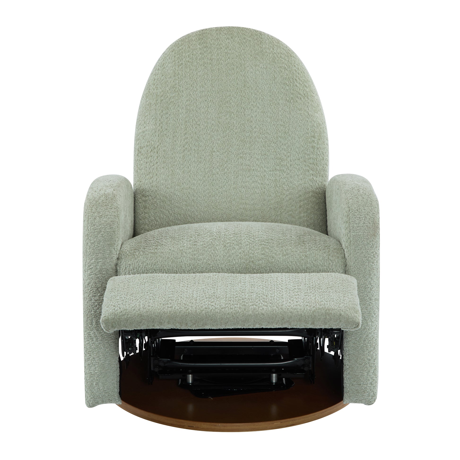 360 Swivel and Glider Recliner Chair-Light Green image 4