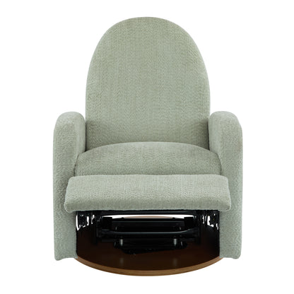 360 Swivel and Glider Recliner Chair-Light Green image 4