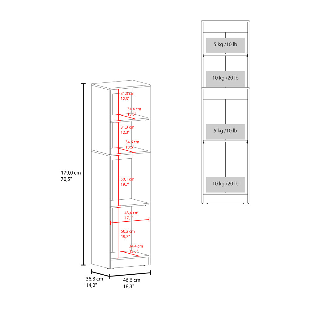 Core Norwick Pantry Cabinet – Modern Tall Storage Organizer with Open Shelves for Living Room & Home Office image 8
