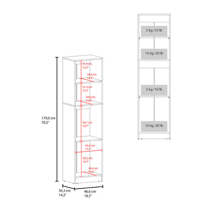 Core Norwick Pantry Cabinet – Modern Tall Storage Organizer with Open Shelves for Living Room & Home Office image 8