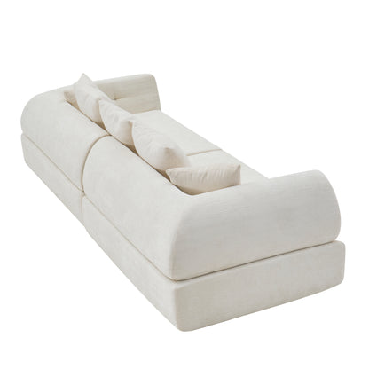 Cloud Modular Sectional Sofa - Shape Boneless Couch & Deep Fluffy Seat, No Assembly Required for Living Room Bedroom image 12