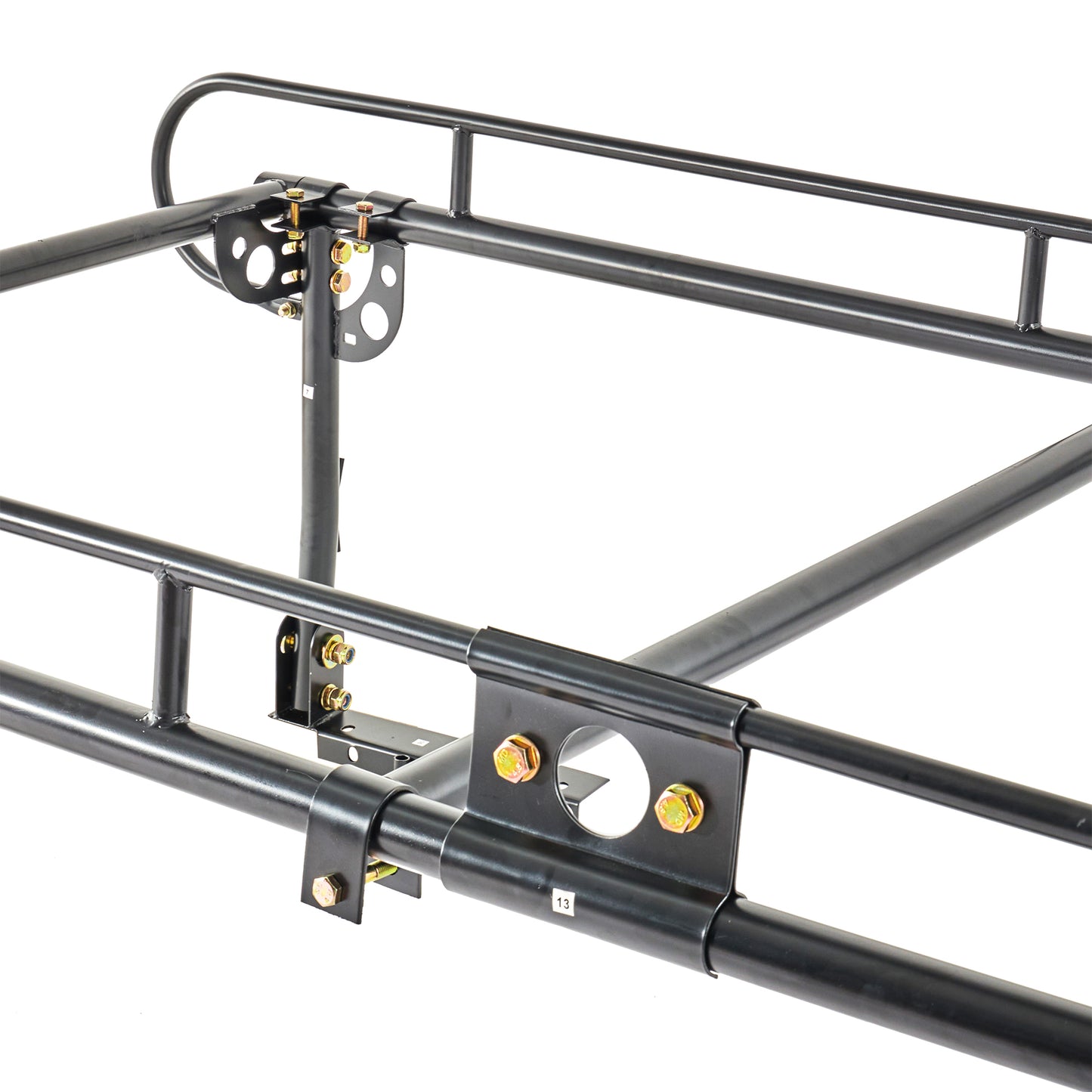 Universal steel over-cab truck bed rack contractor pickup lumber full size rack adjustable for kayak, ladder, surfboard, lumber image 10