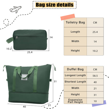 Softside Luggage Expandable 3 Piece Set Suitcase with Duffel Bag Upright Spinner Softshell Lightweight Luggage Travel Set-22/26/30 IN image 4