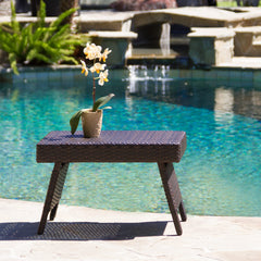 SALEM PE WICKER SNACK TABLE