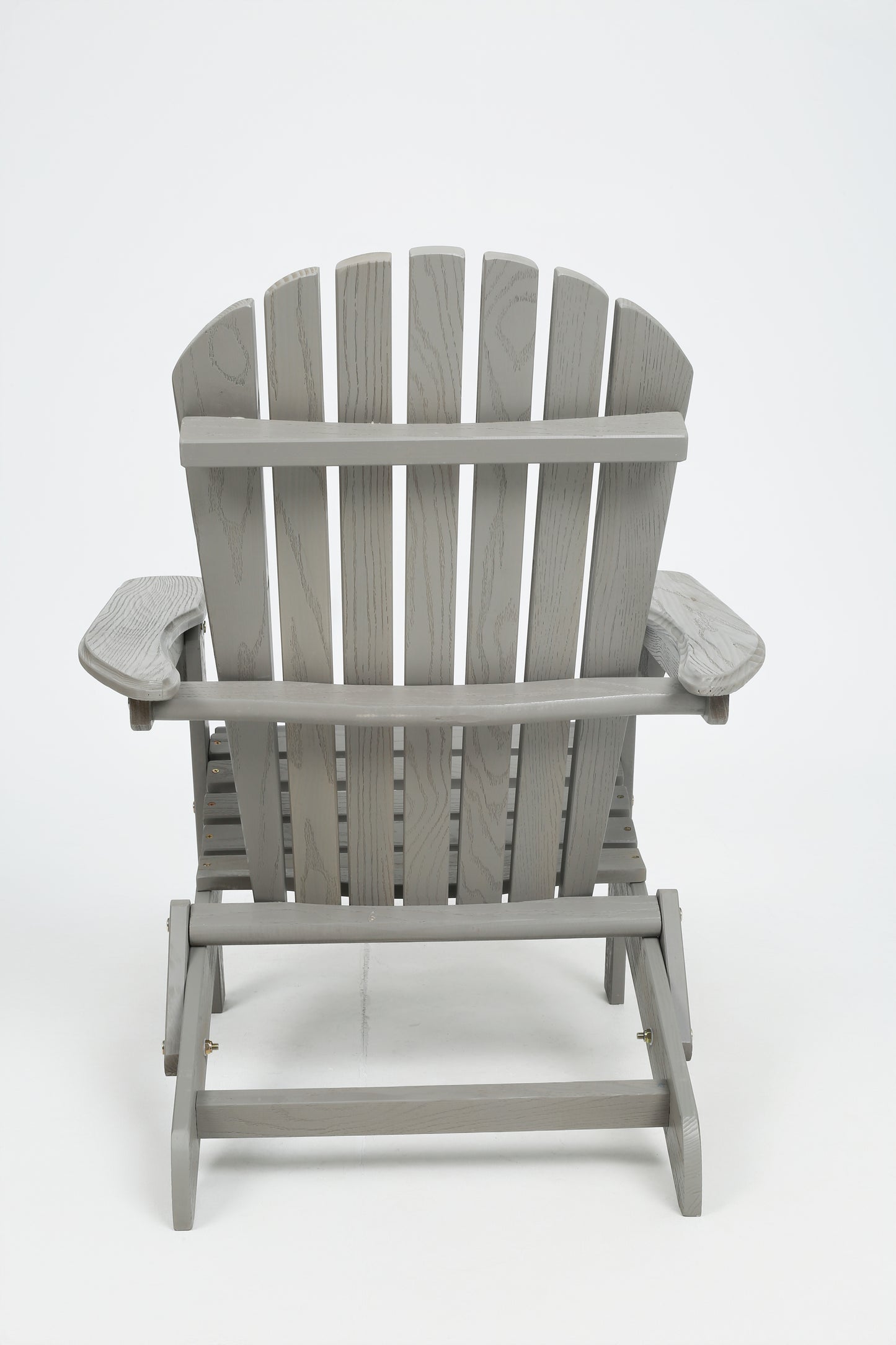 Wood Lounge Patio Chair for Garden Outdoor Wooden Folding Embossed Adirondack Chair Set of 2 Solid Cedar Wood Lounge Patio Chair with Wood Grain image 8
