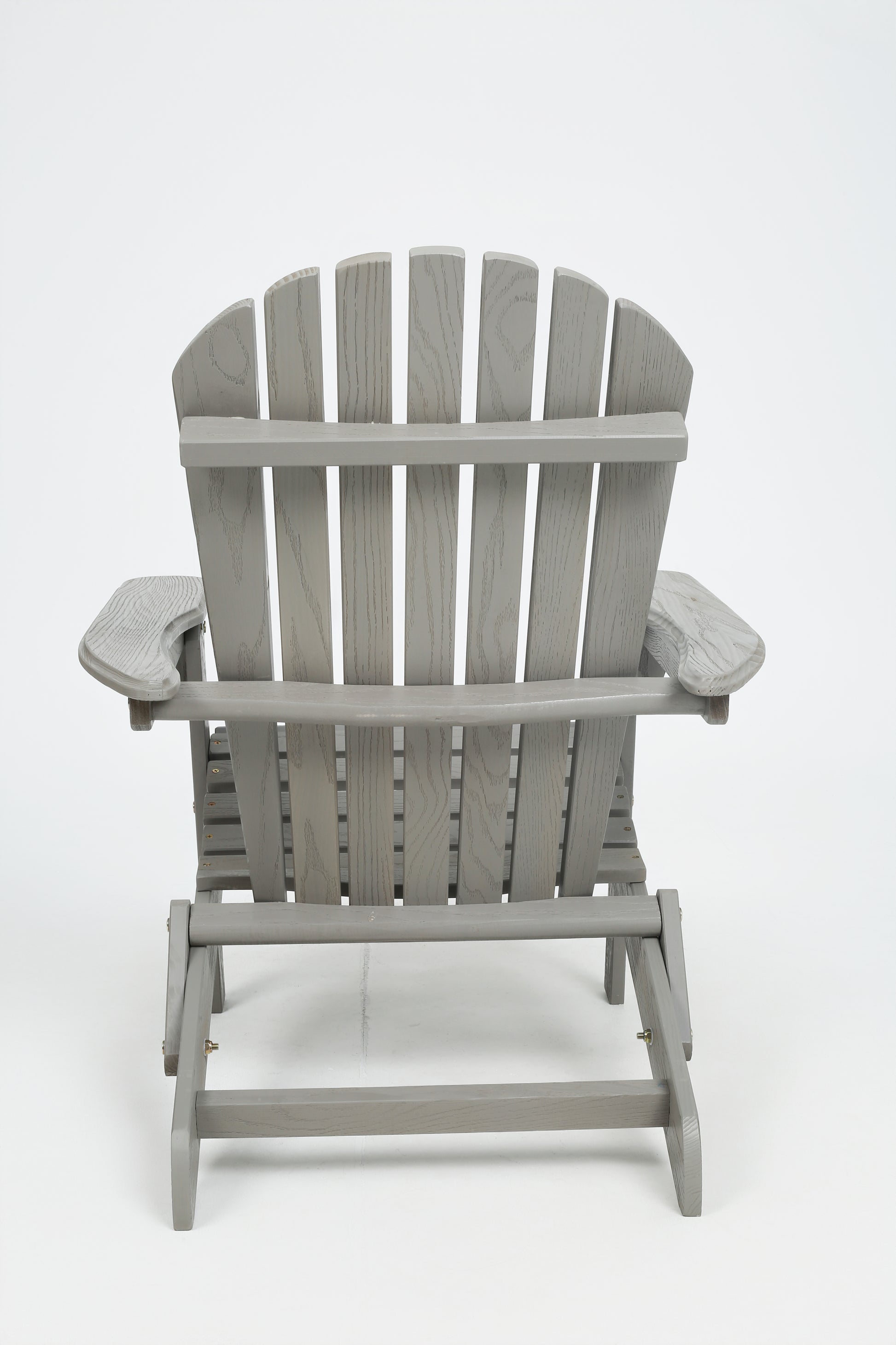 Wood Lounge Patio Chair for Garden Outdoor Wooden Folding Embossed Adirondack Chair Set of 2 Solid Cedar Wood Lounge Patio Chair with Wood Grain image 8
