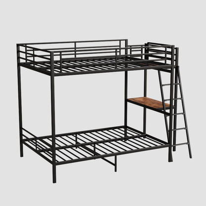 Black full size bunk bed image 4
