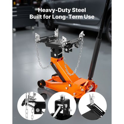 Transmission Jack Adapter, 1100 lbs / 0.5 Ton Load Capacity Automotive Transmission Lift Adapter, Heavy-Duty Steel, for Floor Jack with 1-1/5 in Detachable Saddle Shaft, for Garage, Repair Shop image 4
