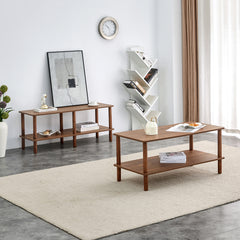 Modern 2-Tier Coffee Table for Living Room | Durable and Stylish