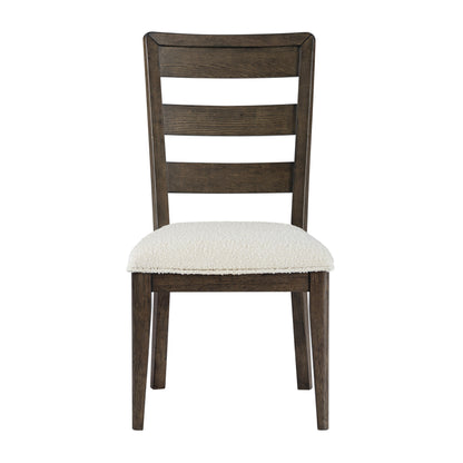 Dark Oak Upholstered Dining Chair, Set of 2 image 3