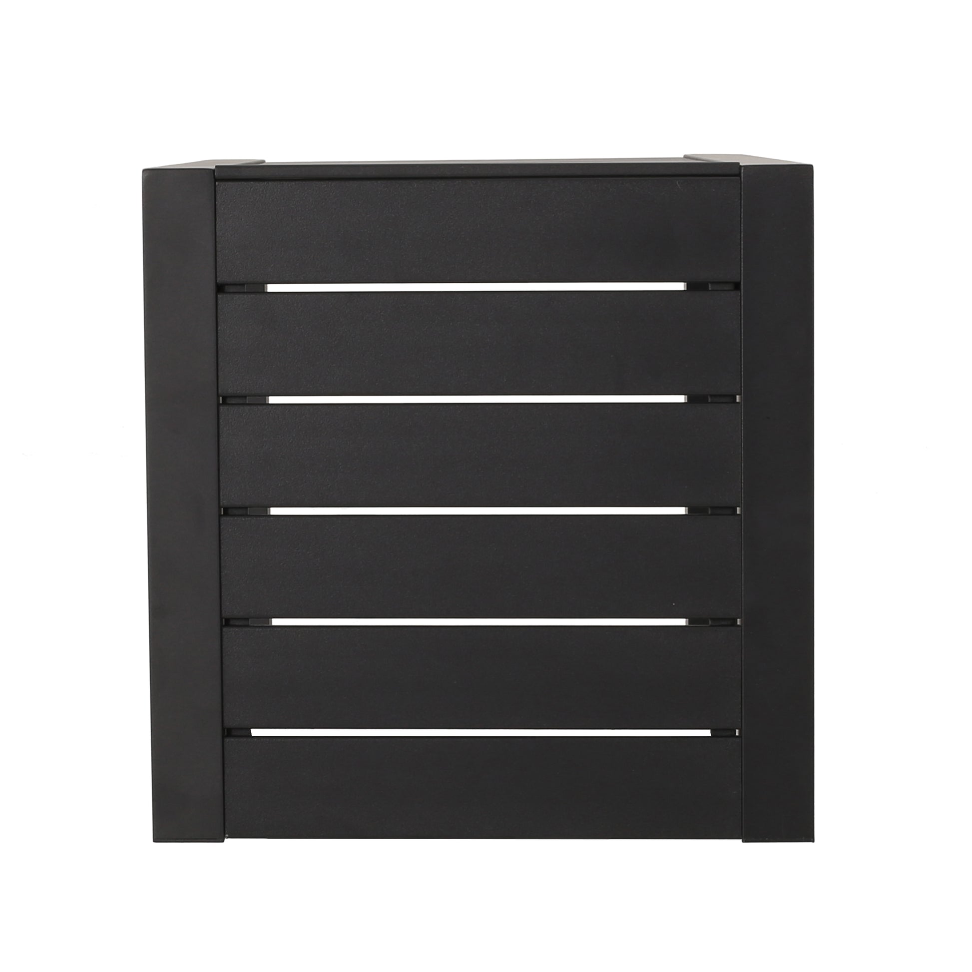 CAPE CORAL ALU C-SHAPED TABLE BLACK image 8