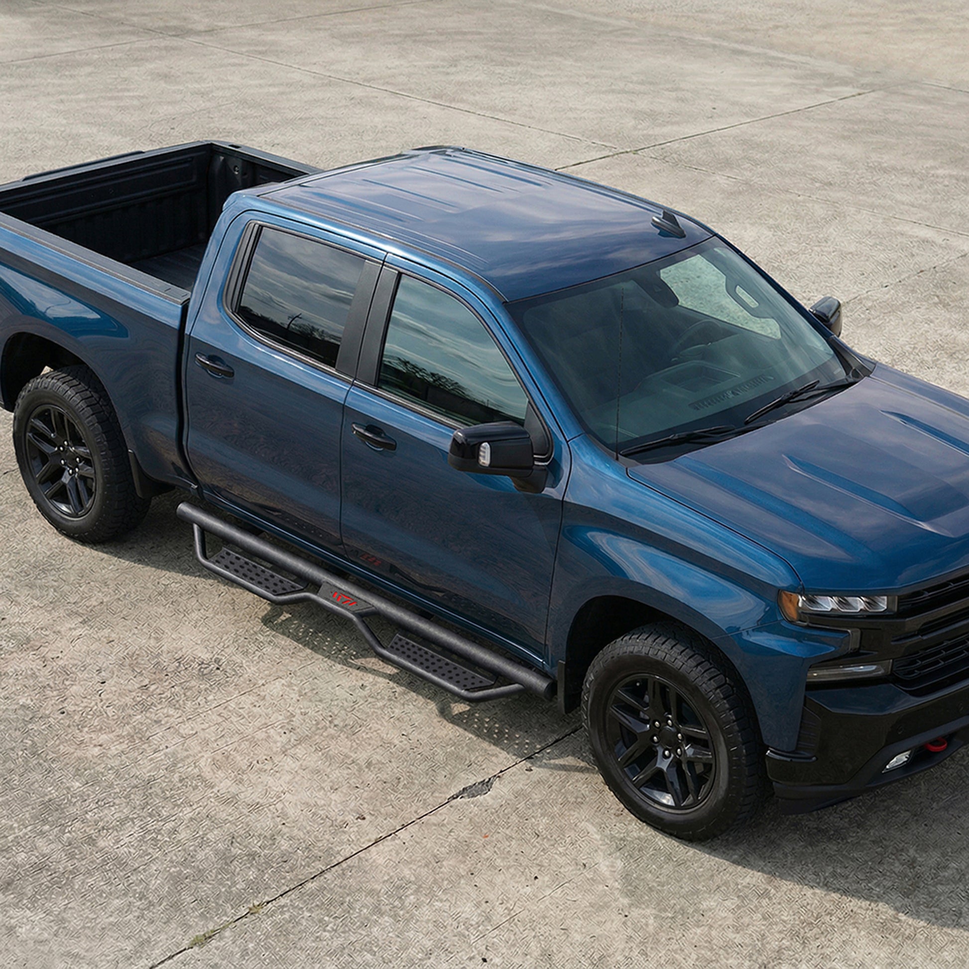 Drop Running Boards Side Steps Compatible with 2015 - 2026 Chevy Colorado & GMC Canyon Crew Cab (4 Full Size Doors),Two Stairs Design Bolt-on Side Steps Nerf Bar Black Powder Coated image 3