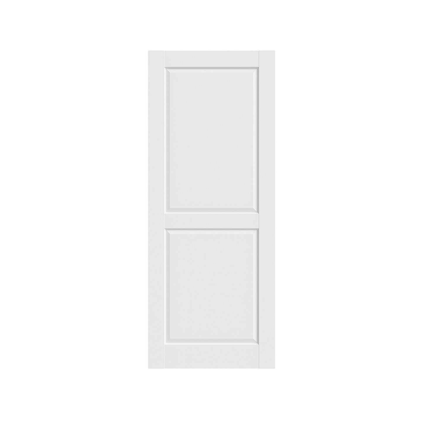 32" X 80"2-Panel Slab Door,French Interior Door Paintable MDF Door Panel,Pre-Assembled Panel for Closet Pantry Bedroom Livingroom Study Office,White image 12