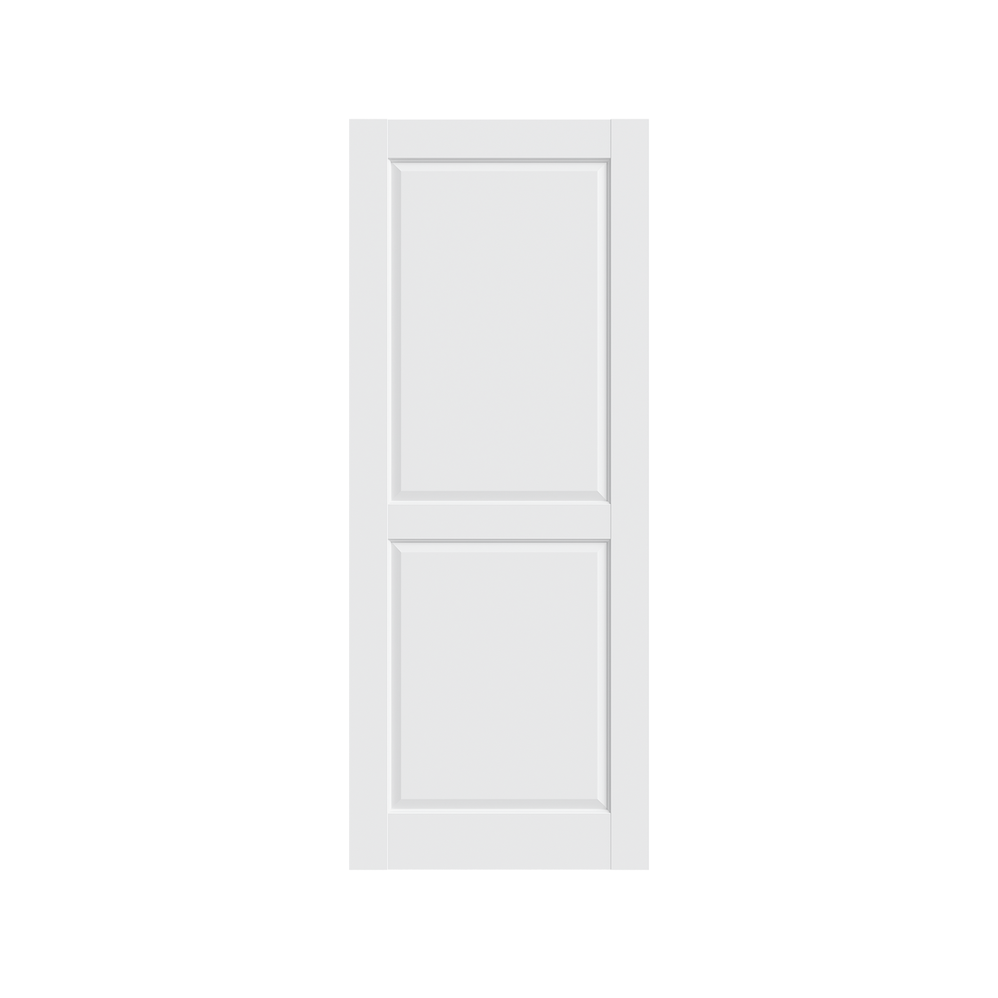 32" X 80"2-Panel Slab Door,French Interior Door Paintable MDF Door Panel,Pre-Assembled Panel for Closet Pantry Bedroom Livingroom Study Office,White image 12