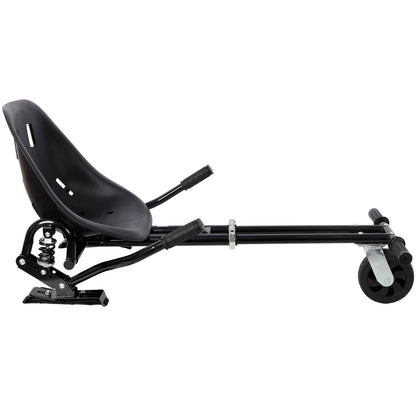 Hoverboard Seat Attachment Go-Kart,Fits 6.5" 8"10" Hoverboards, Heavy Duty Dual Pole & Dual Shock Absorber,Sturdy Adjustable Off-Road Frame,Hover Cart for Family Fun,not include Hoverboard,Black image 4