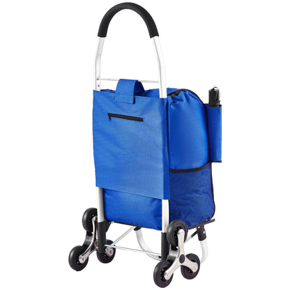Stair Climbing Cart Foldable Shopping Cart 36L with 6 Wheels Storage Bag image 8