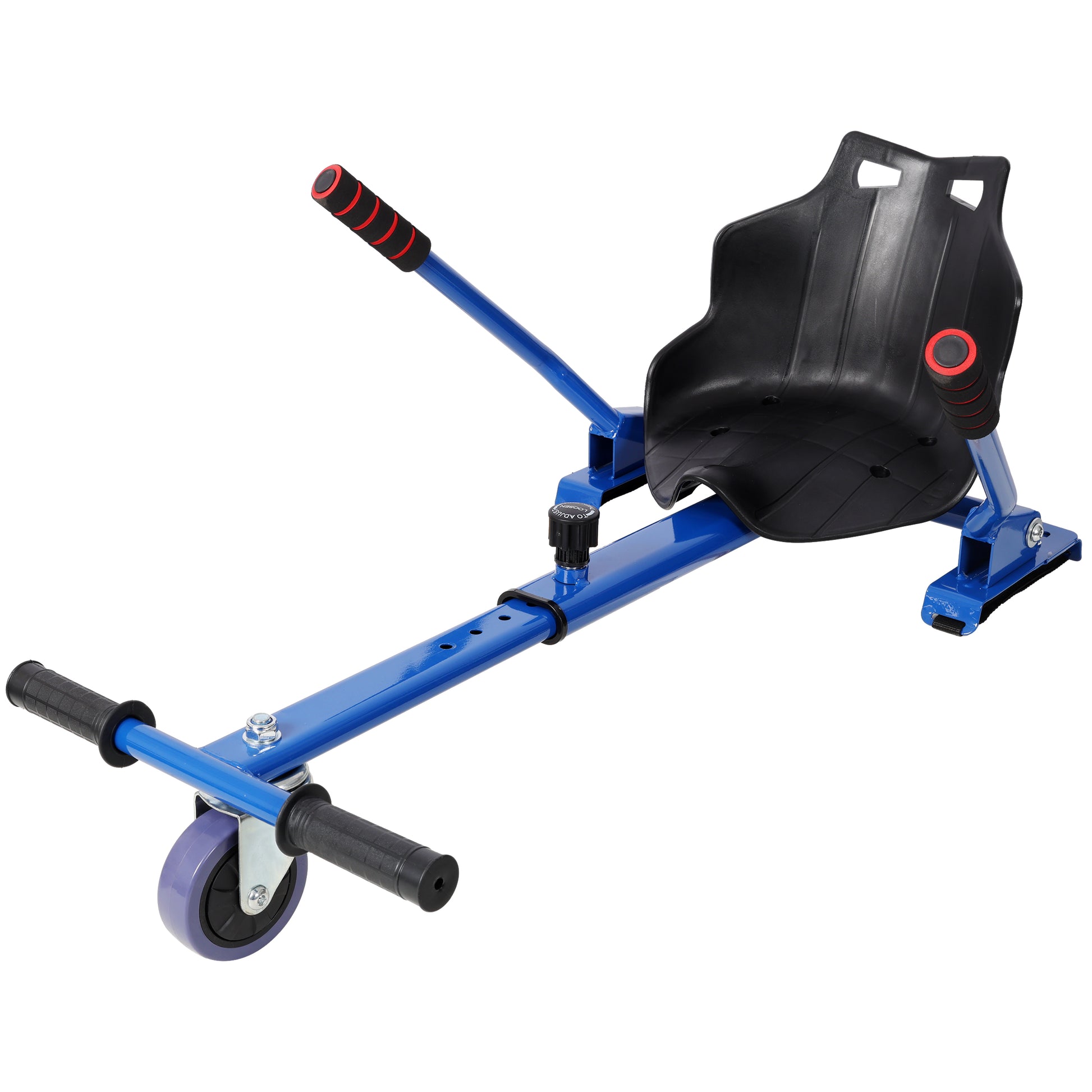 Hoverboard Seat Attachment Go-Kart,Fits 6.5" 8"10" Hoverboards,Sturdy Adjustable Off-Road Frame,Hover Cart for Family Fun,not include Hoverboard,Blue image 5