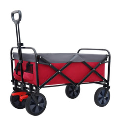 150L Heavy Duty Collapsible Wagon Cart for Garden Use