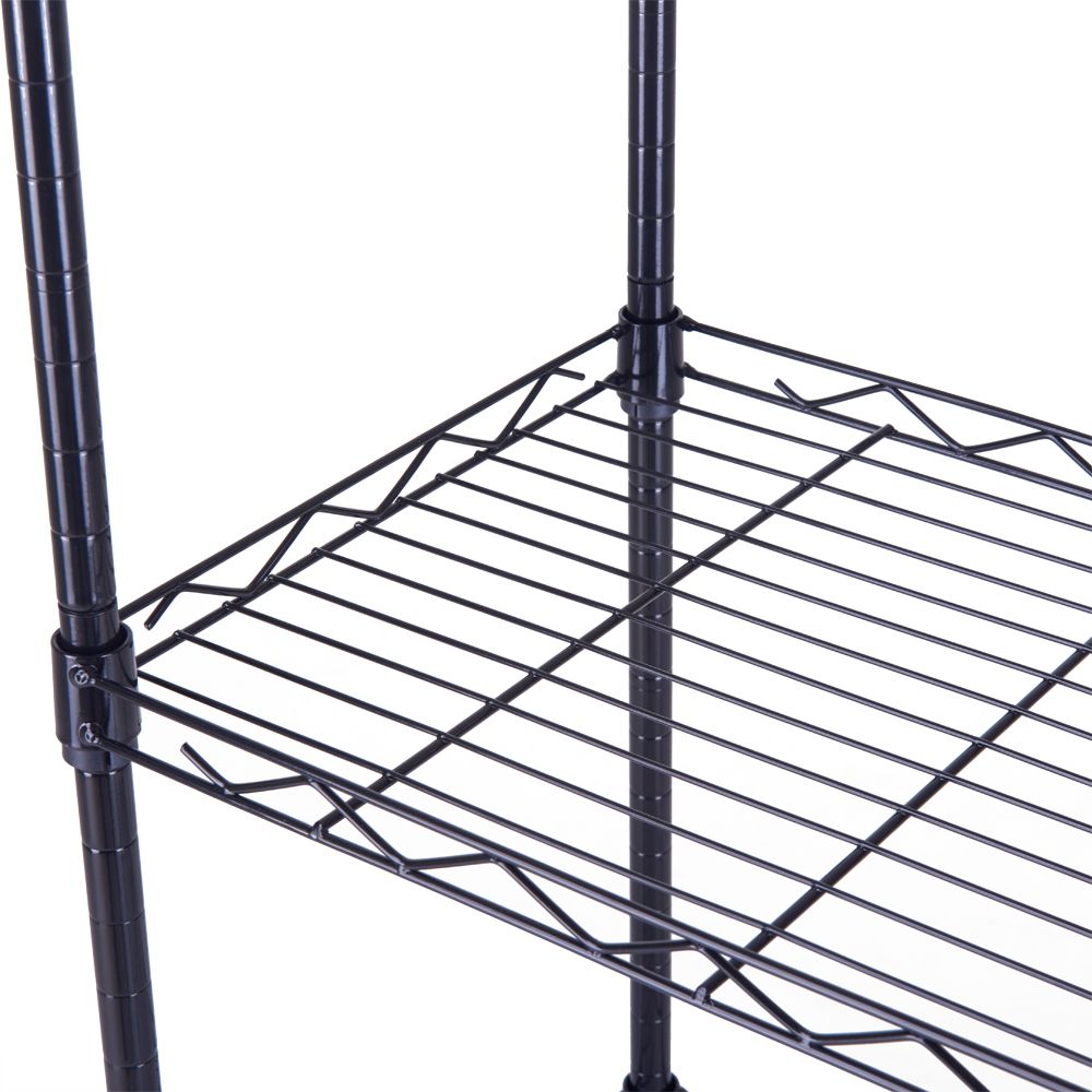 4-Tier Wire Shelving Unit Metal Storage Rack image 17