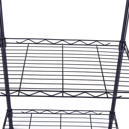 4-Tier Wire Shelving Unit Metal Storage Rack image 15