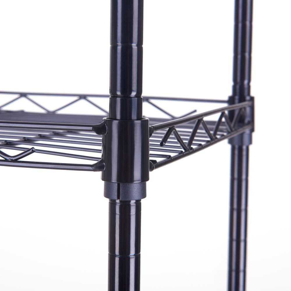 4-Tier Wire Shelving Unit Metal Storage Rack image 13