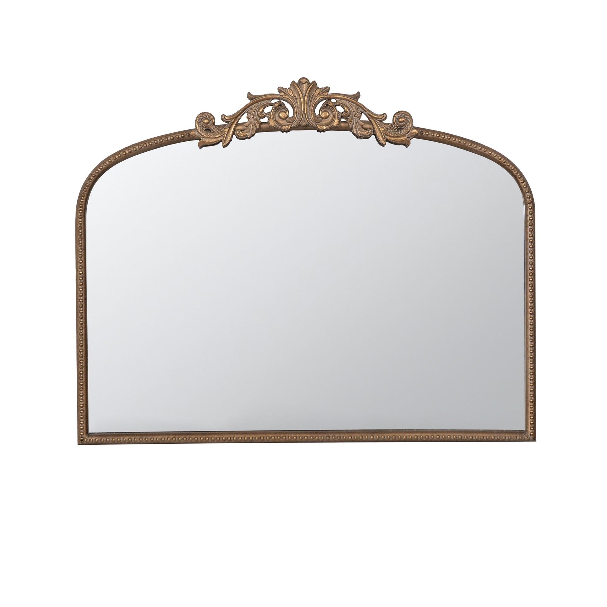40" x 31" Classic Design Gold Arch Mirror and Baroque Inspired Frame for Living Room Bathrrom Enterway Console image 6