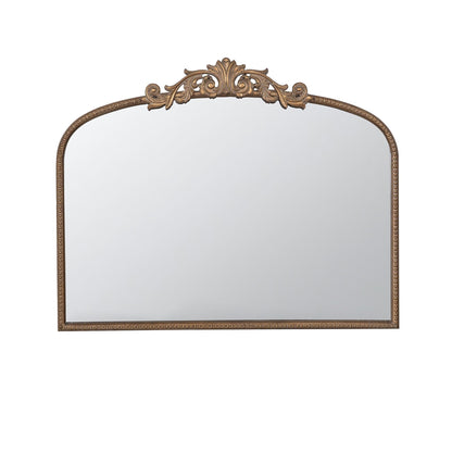 40" x 31" Classic Design Gold Arch Mirror and Baroque Inspired Frame for Living Room Bathrrom Enterway Console image 6