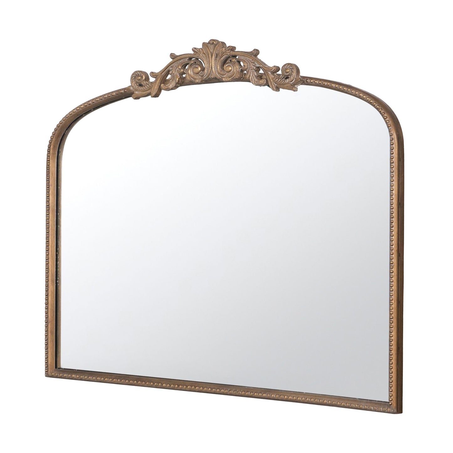 40" x 31" Classic Design Gold Arch Mirror and Baroque Inspired Frame for Living Room Bathrrom Enterway Console image 12