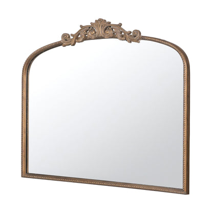 40" x 31" Classic Design Gold Arch Mirror and Baroque Inspired Frame for Living Room Bathrrom Enterway Console image 12